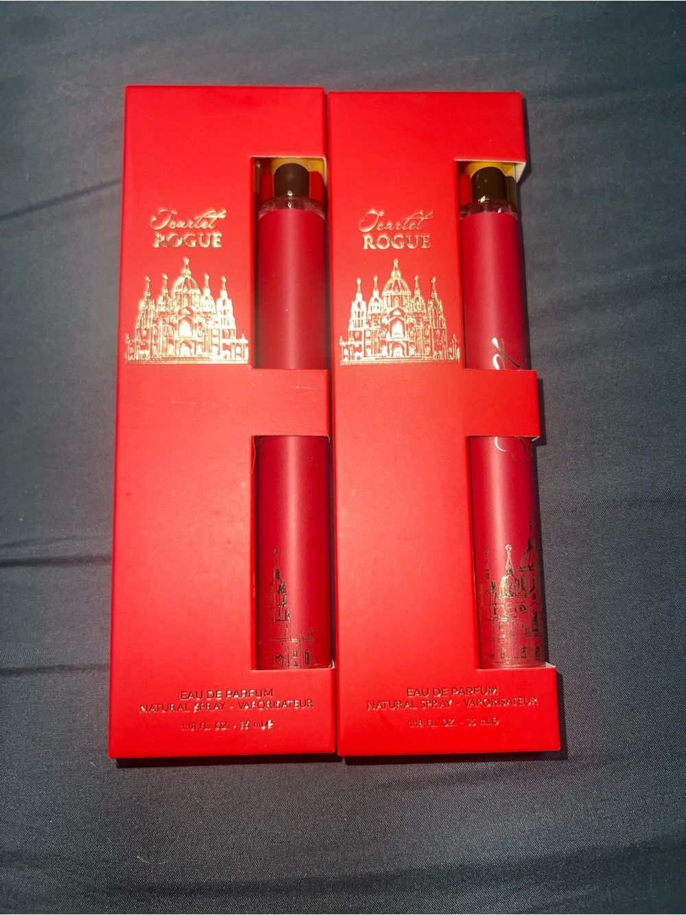 Set of 2 Scarlet Rogue 540 inspired Perfume Gift Set